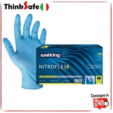 Guanti Monouso In Nitrile Walking Nitroflex Plus (Conf. 100 Pz) Guanti Uomo price