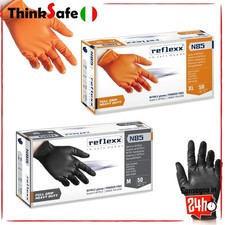 Guanti in Nitrile Spessorato con Grip Reflexx N85 Guanti Uomo price
