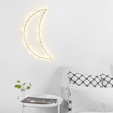 Smartwares Lampada LED Da Parete Vermicello Luna Decorazione Bianco Caldo 3 X Aa LED Decorazioni da Parete price