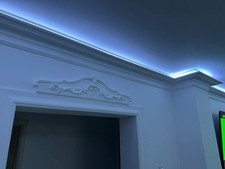modanature profili cornici in gesso predisposizione strip led interior design LED Decorazioni da Parete price
