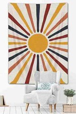 Arazzo Boho Sun Wall Art extra large da appendere al muro minimalismo sfondo decorazione Camera Parete Decor Bebè price