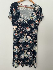 Abito blu in jersey con scollo a V manica corta Joe Browns taglia 14. Ottime condizioni Jersey Donna price