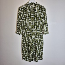 Camicia verde floreale in jersey Seasalt taglia 10 abito cudden manica 3/4 lunghezza ginocchio Jersey Donna price