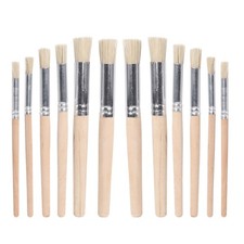 Pennelli per stencil 12 pezzi per stencil manico in legno pennelli per pittura stencil Olio Paint price