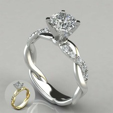 Anello donna 5-10 anelli donna eleganti regali matrimonio misura zaffiro bianco Sapphire Anello price