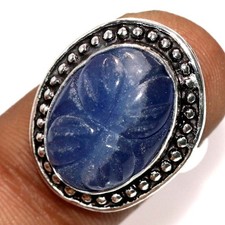 Anello placcato argento 925 zaffiro simulato US 8 classico regalo senza tempo trendy GW Sapphire Anello price