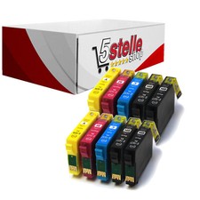 KIT 10 CARTUCCE XL PER STAMPANTE EPSON WORKFORCE WF-2510WF WF2510 WF Cartucce e inchiostro per penne price