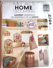 MCCALLS PATTERN 2784 ACCESSORI BUCATO COPERCHI BORSE ORGANIZER NON TAGLIATO 2000 FF Borsa Laundry Bebè price