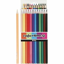 Matite Coloranti Colortime Colori Assortiti Colortime Matite Colorate 12 Pezzi Colored Pencils price