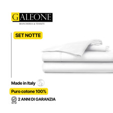 Completo Set Lenzuola Copriletto Matrimoniale e 2 Federe di Puro Cotone 100% Copriletto e set copriletto price