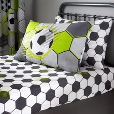 Football Stamp Singolo Copriletto E Set Di Federe Per Bambini Copriletto e set copriletto price