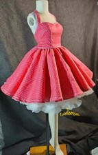 Vestito bambola 1/3SD SD16 BJD vestiti rosso a pois vestito corto + sottoveste Petticoat price