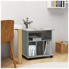 Armadio Portaoggetti Rotante Grigio Sonoma 60x45x60cm Legno Ingegnerizzato 4 Ripiani Mobile Cucina Cabinet / Mobili price