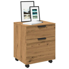 Mobile Portadocumenti Mobile Rovere Artigianale Legno Ingegnerizzato 45x38x54cm Portaoggetti Rotante Cucina Cabinet / Mobili price