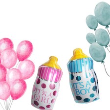 Palloncino gonfiabile decorativo a forma di biberon x nascita festa baby shower Decorativo Biberon price