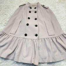 Cappotto cappotto BURBERRY London mantello poncho misto lana cashmere avorio taglia gratuita Poncho price