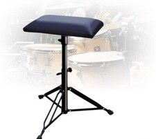 Soundlab Sgabello a Batteria con Gambe Pieghevoli e Sedile Stile Quadrato Nero - NUOVO Folding Sgabello price