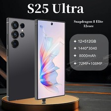 Smartphone S25 Ultra sbloccato 7,3"" Android 8000 mAh 12+512 GB 72+108MP doppia SIM Telefoni cellulari outlet ed esposizione price