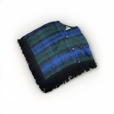 Cappotto Strathtay vintage anni 60 invecchiato 3-5 anni in tweed mohair navy Overcoat Ragazza price