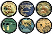 Set 6 pomelli per armadio copri libro vintage - cassetti letterari estraibili decorazione libreria Library Cabinet price