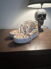 Light Wear Sk8-hi anni 70 floreale a forma di pila VANS donna taglia 10 flower power retrò Scarpe Platform price