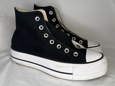 Converse 560845F Chuck Taylor All Star Lift nere plateau alte donna 7,5 Scarpe Platform price