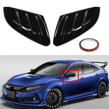 1 paio copri specchietti retrovisori laterali nero lucido per Honda Civic 2016-2020 aggiuntivi Sticker Specchio price