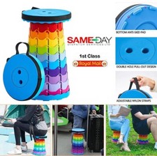 SGABELLO PIEGHEVOLE PORTATILE sedia telescopica da esterno viaggio campeggio seduta pieghevole Portable Alto Sedia price