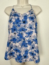 Top da cocktail scollo smerlato e foro braccio T-back Halter top foderato floreale Arm Sleeves Donna price