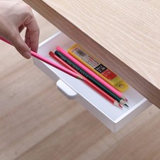 Organizer Cassetto Portaoggetti Sotto Scrivania 1pz ABS Antipolvere per Ufficio Portapenne Ufficio Drawer Unit price