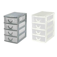 Mini Cassettiera Portaoggetti 4 Livelli in Plastica Torre Scrivania Ufficio Casa Organizer Colori Ufficio Drawer Unit price