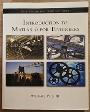 Introduction to MATLAB 6 for Engineers William J Palm Textbook VG Paperback Software educativo per informatica e programmazione price