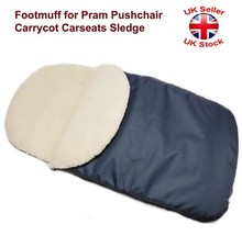 Manicotto in lana di pecora dita accoglienti passeggino passeggino passeggino - grafite Passeggino-carrozzina Footmuff price