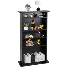 Mobile Porta CD Media Scaffale DVD Libri Regolabile 5 Strati Espositore Personalizzato CD - DVD Mensola / Unit / Cabinet price