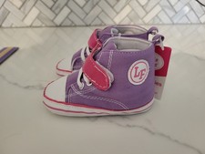 Stivaletti alti viola Luvable Friends taglia 12-18 mesi Booties Ragazza price
