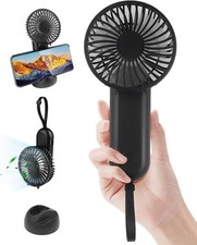 Ventilatore Portatile 6000mAh USB 4 Velocità Pieghevole Power Bank Nero Portatile Batteria price