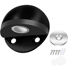 1 Set Nuovo Fermaporta Magnetico Anticollisione Antiforatura Acciaio Inox Door Stopper price