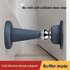 Fermaporta magnetico forte nero in acciaio inox da parete/pavimento fermaporta. Door Stopper price
