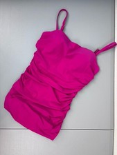 Costume da bagno donna Natori 8 B/C rosa fucsia increspato tankini reggiseno con ferretto integrato Tankini price