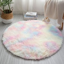 Tappeto Shaggy Morbido Bambini Soggiorno Camera da Letto Tappeto Pavimento Cerchio Tappetino Rotondo Tappeto cameretta price