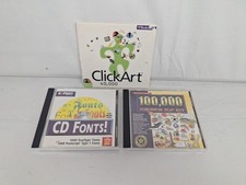 Lotto 3 font CD-ROM e clip art vintage WIN 3.1, 95, 98, Mac - Vedi foto Software foto e clipart price