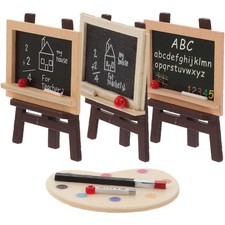 1 Set Cavalletto Miniatura Kit Mini Cavalletto Ornamento Mini Casa Tavolo da Disegno Easel price
