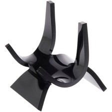 Plymor Cavalletto Espositore Doppio Scoop Acrilico Nero, 1,75" H x 1,75" L x 1,75" D Easel price