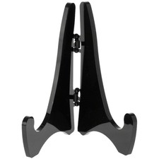 Plymor Mini Cavalletto Espositore Pieghevole Regolabile Acrilico Nero, 2.875" H x 2.125" D Easel price