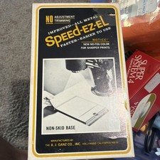Speed EZ-El Cavalletto 3,5” x 5” nuovo come nuovo mai usato in scatola NOS vintage Easel price
