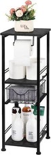 Porta carta igienica ripiano laterale bagno con cassetto scorrevole organizer asciugamani Drawer Mensola price