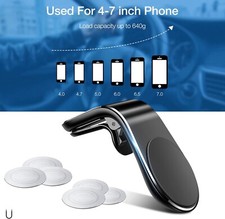 SUPPORTO CELLULARE BOCCHETTE ARIA AUTO MAGNETICO PORTA TELEFONO CALAMITA FORTE Supporto per Telefono price
