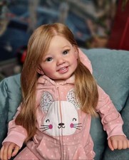 Bambola realistica bambina 28 pollici reborn capelli radicati a mano giocattolo da collezione regalo Mevlut Outfit Bebè price