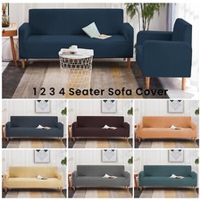 Sofa Cover Letto Elasticizzato Spandex Fodera 1 2 3 4 Posto Proteggi Lavabile UK Sofa Letto price