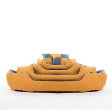 ESTEXO Cuscino Letto Cane Tappetino Sofa Giallo/Blaugrau, 65x50x20 cm Sofa Letto price